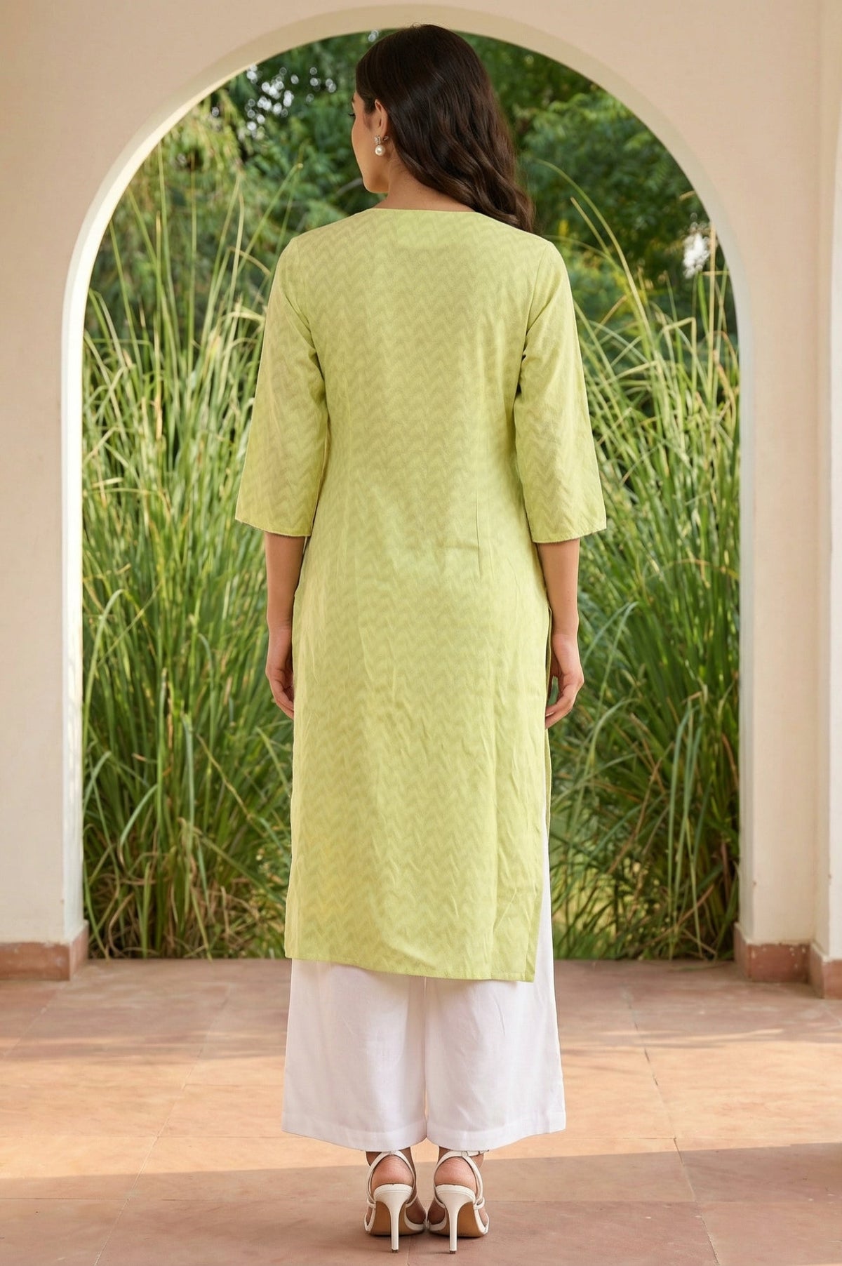 Aurelia ladies Western kurti in vibrant fabric, showcasing stylish design and comfortable fit, perfect for casual or semi-formal wear.