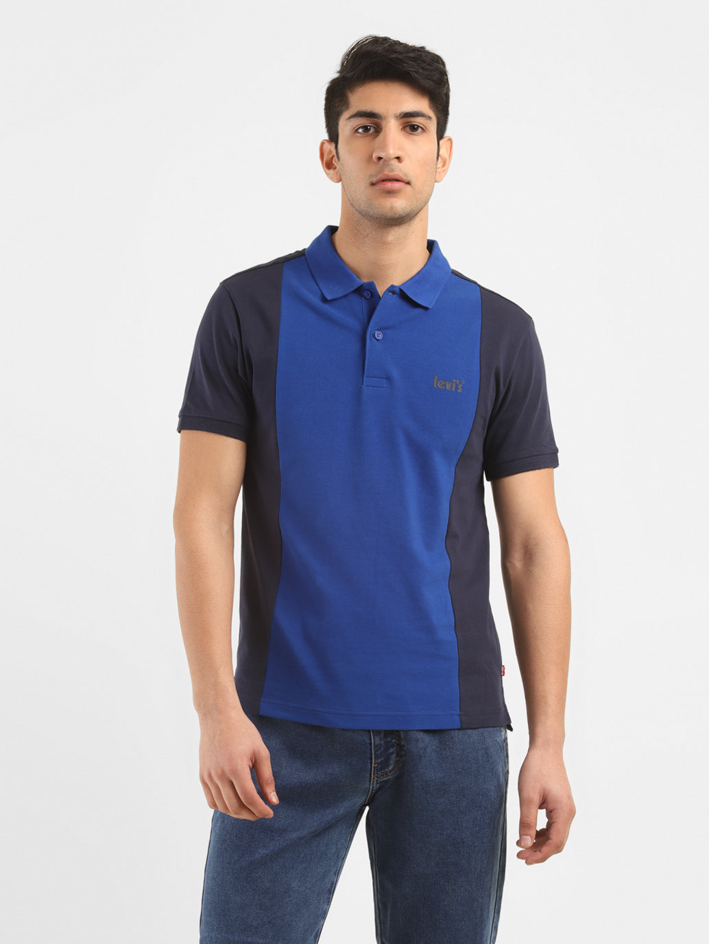 Men'S Colorblock Polo T-Shirt