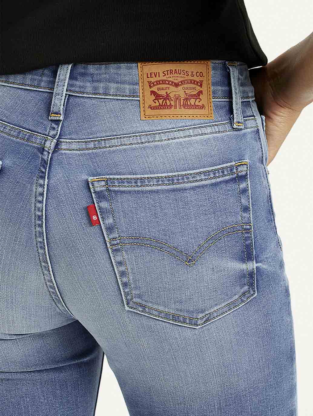 Women'S 726 Med Indigo Flared Fit High Rise Jeans