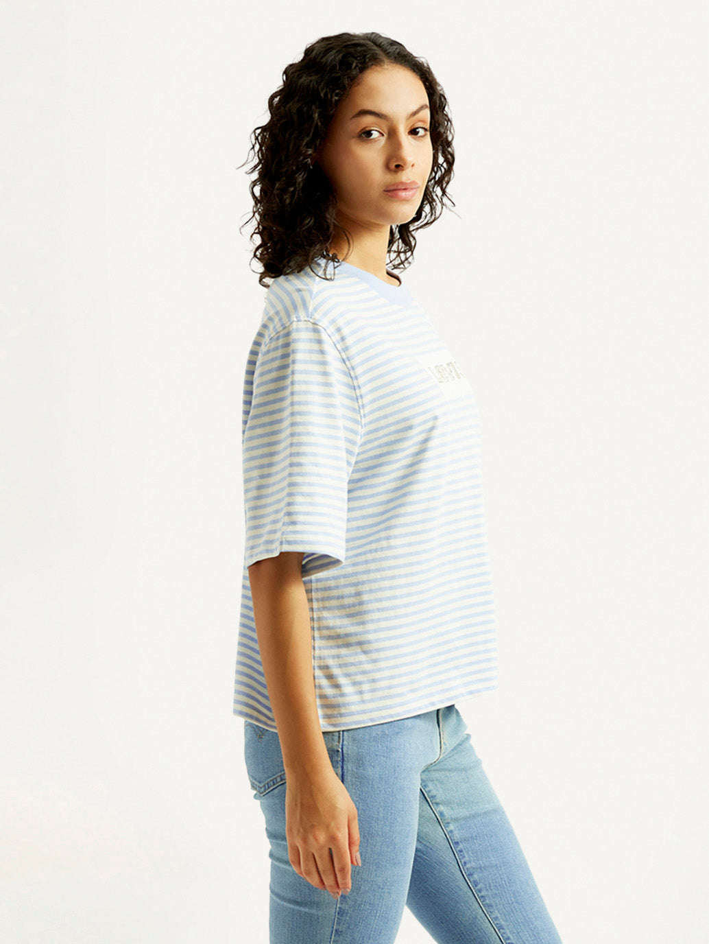 Women'S Striped Relaxed Fit T-Shirt