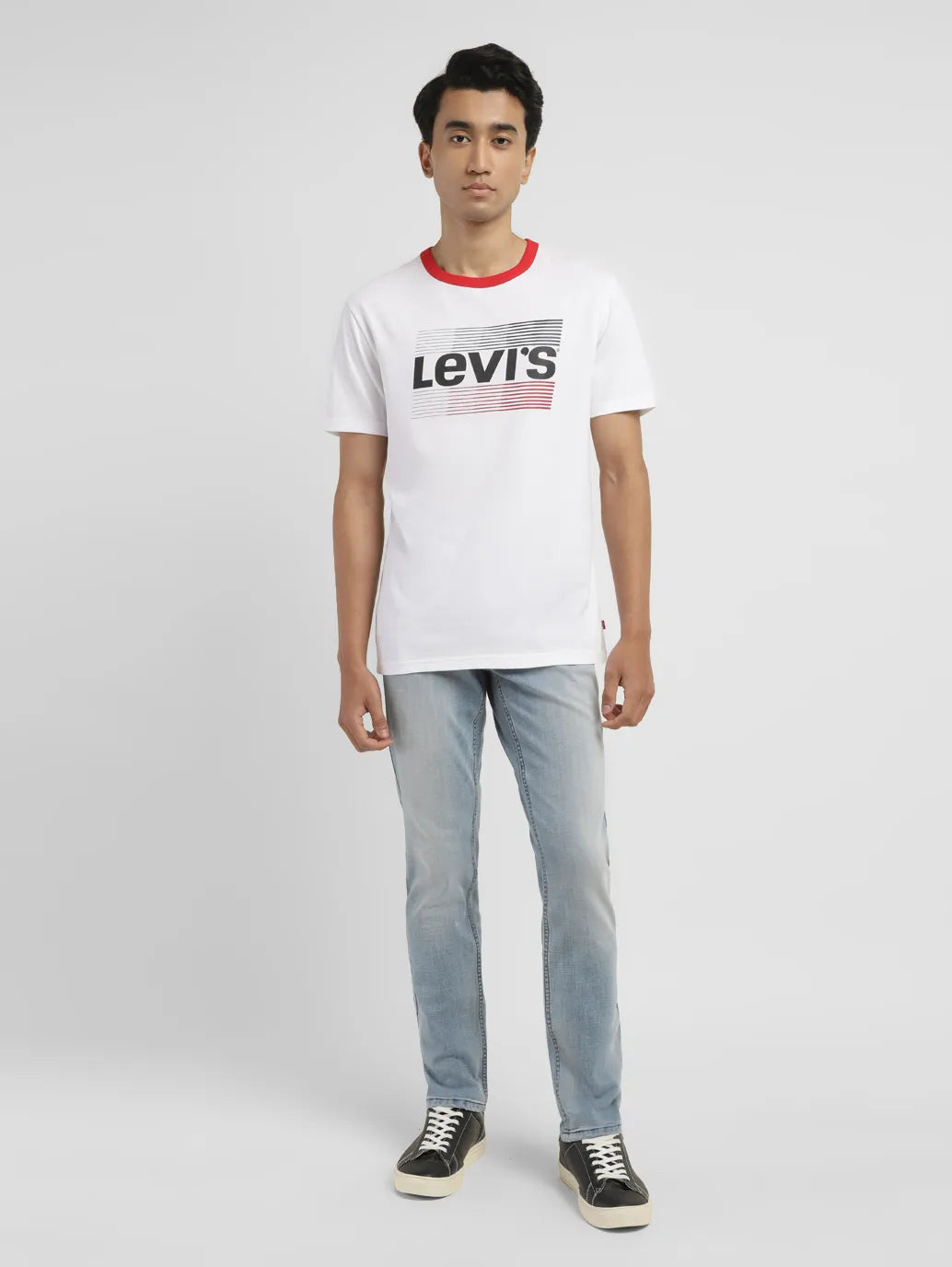 Men'S Brand Logo Slim Fit T-Shirt