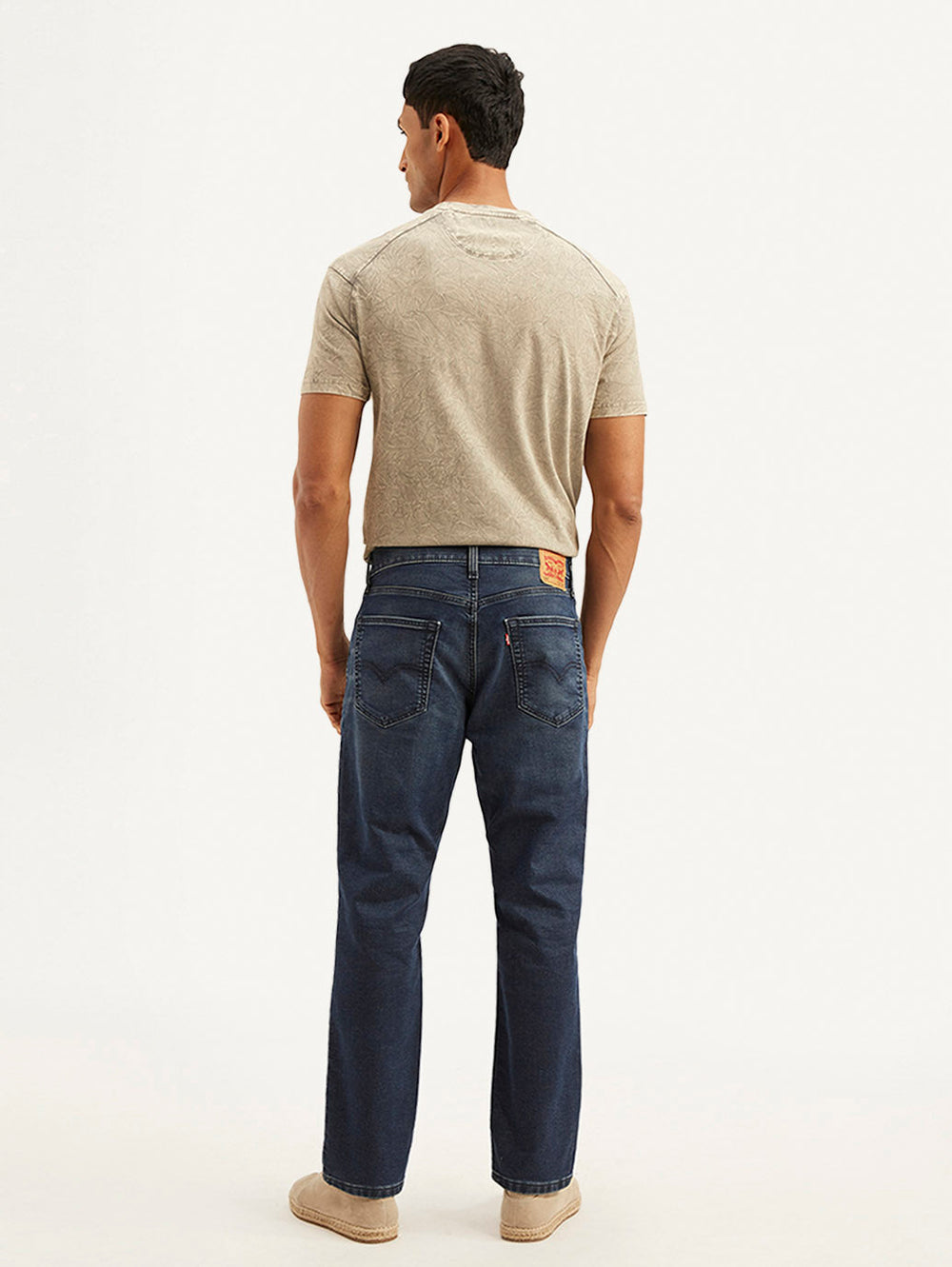 Back view of Levi's men's jeans A6635-0026 with classic denim fabric and stitching details.