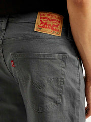 Men's 541 Charcoal Grey Overdyed Athletic Tapered Fit Mid Rise Jeans