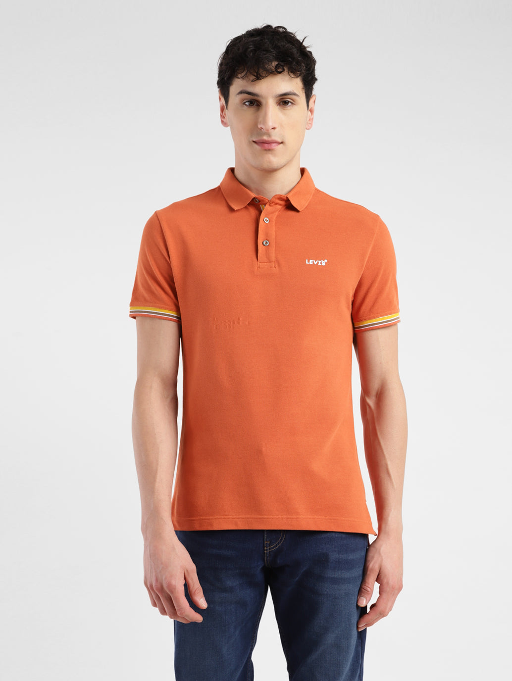Men'S Solid Polo T-Shirt