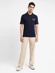 Men'S Solid Slim Fit Polo T-Shirt