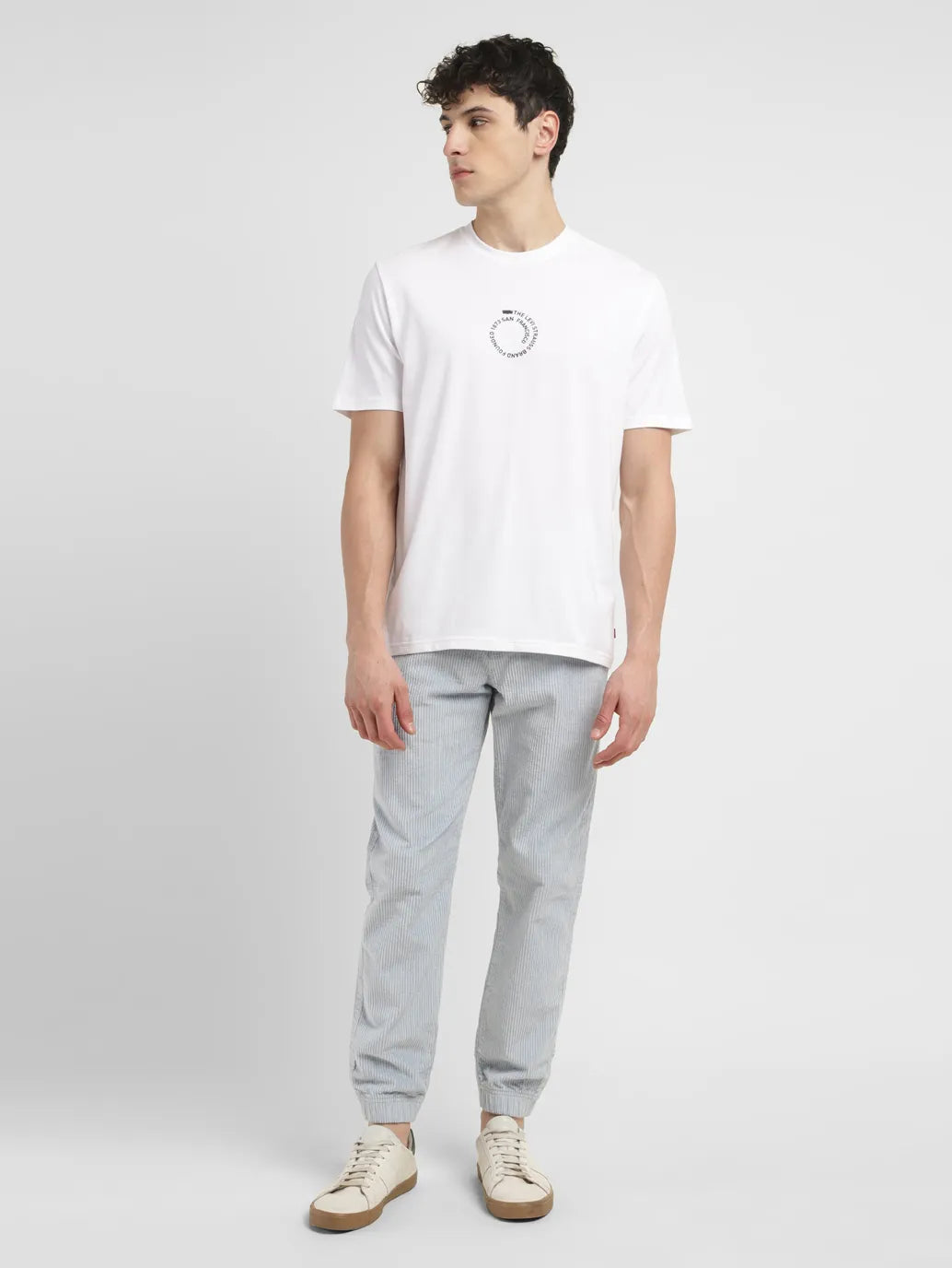 Men'S Typographic Print Crew Neck T-Shirt