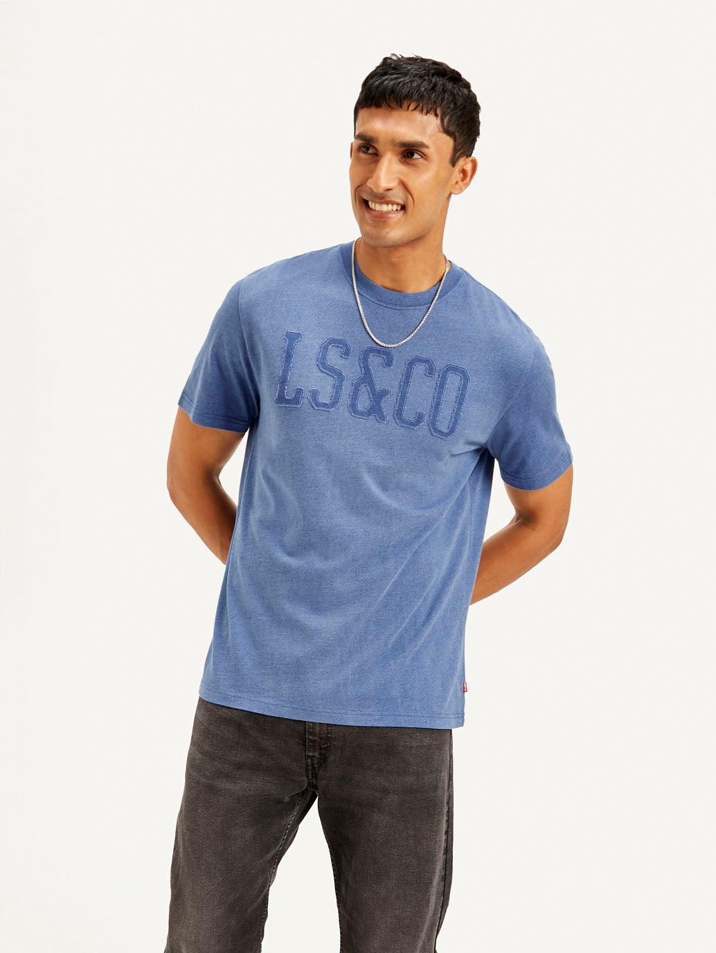 Men'S Brand Logo Crew Neck T-Shirt