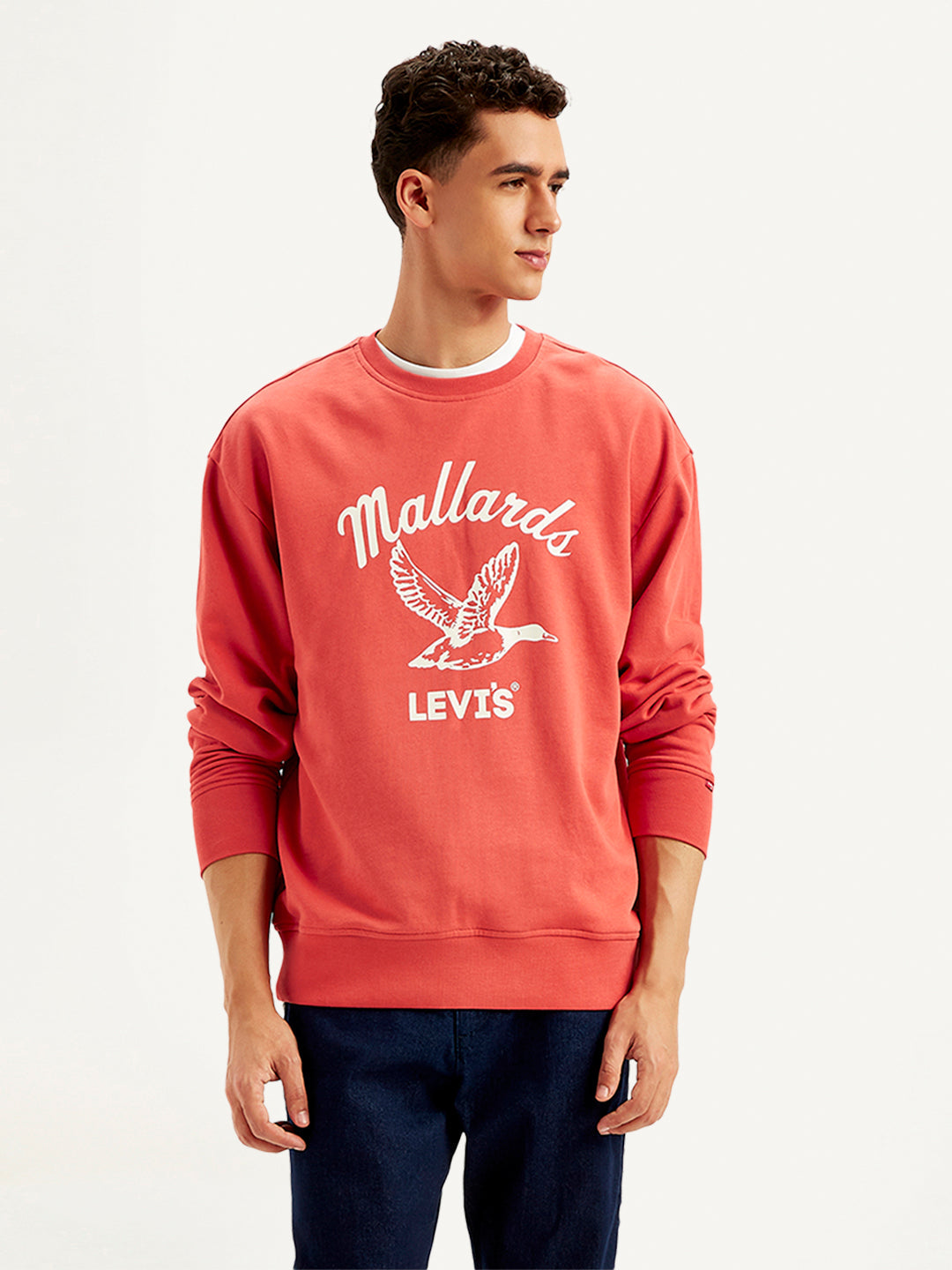 Men'S Graphic Print Regular Fit Sweatshirt
