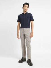 Men'S Solid Slim Fit Polo T-Shirt