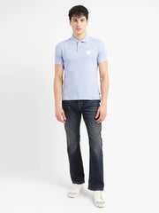 Men'S Solid Slim Fit Polo T-Shirt