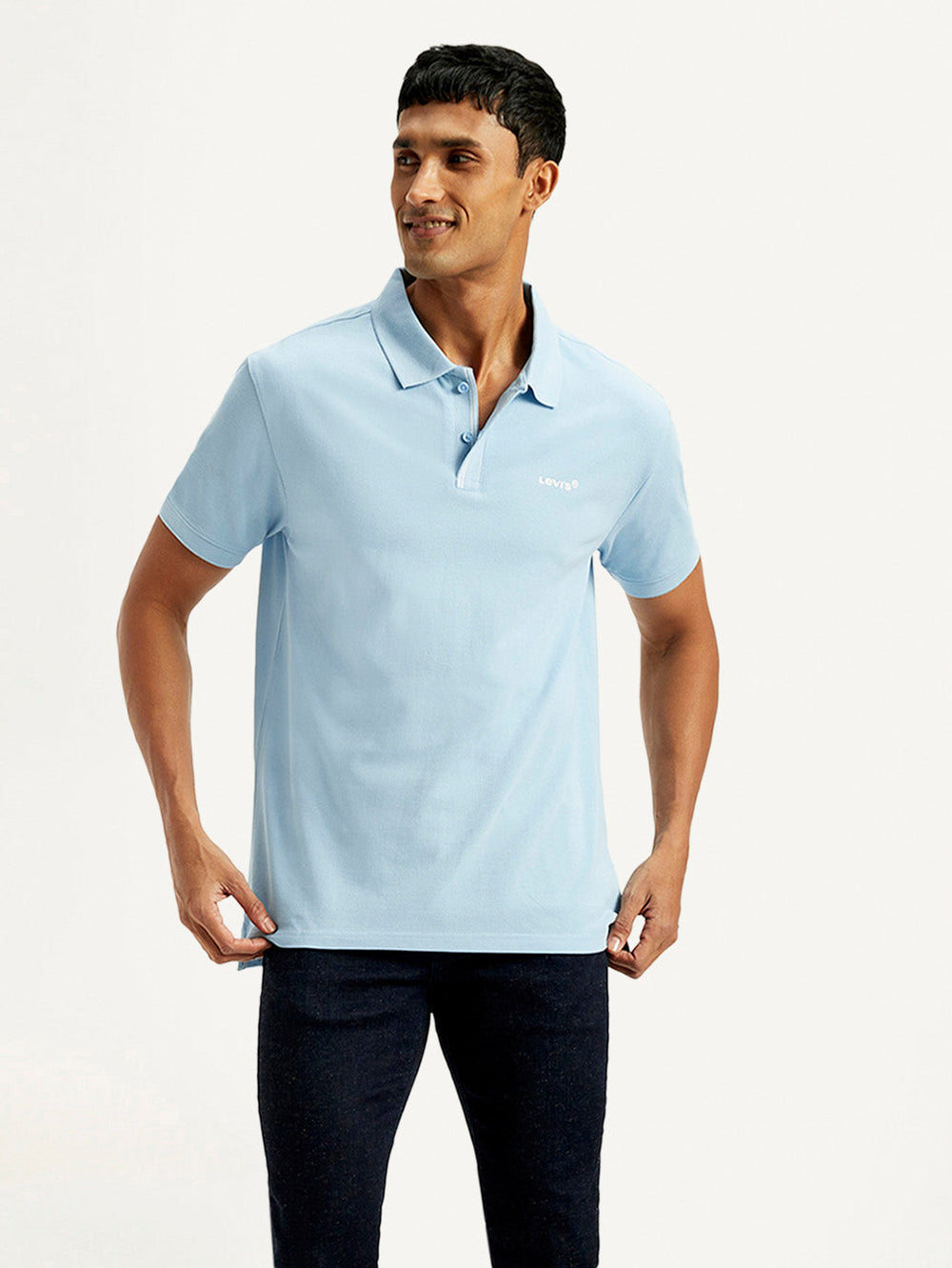 Men'S Solid Slim Fit Polo T-Shirt - Goyalsons ShopMax