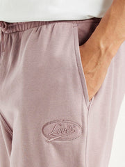 Men'S Mauve Regular Fit Mid Rise Joggers - Goyalsons ShopMax