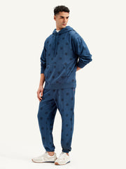 Men'S Blue Regular Fit Joggers