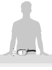 Hawkins 3 Litre Contura Pressure Cooker, Stainless Steel Inner Lid Cooker, Handi Cooker, Induction Cooker, Silver (SSC30)