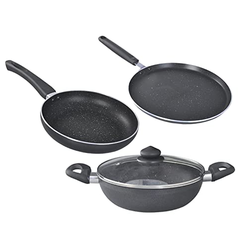 Prestige Household Nonstick Set Non Stick  Set 3 Pcs Set