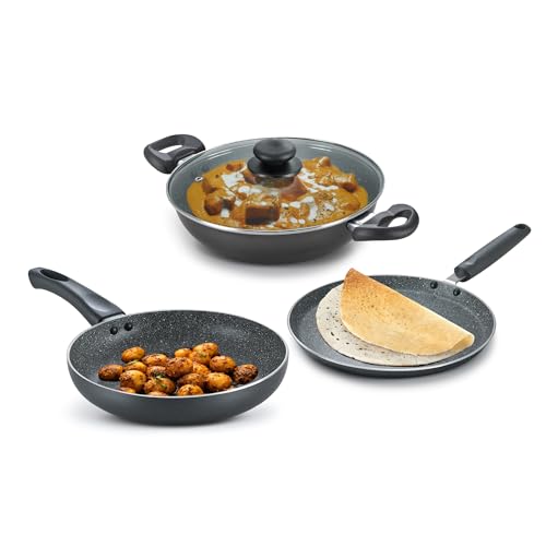 Prestige Household Nonstick Set Non Stick  Set 3 Pcs Set