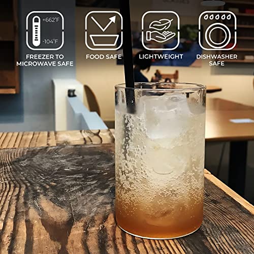 Borosil Vision Plane Glasses Medium 295 ml