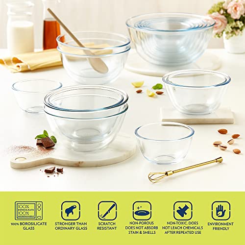 Borosil Household Glass Bowl Mixing Bowl