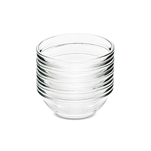 Borosil Glass Bowl - Pack of 6 (Transparent, 36 ml)