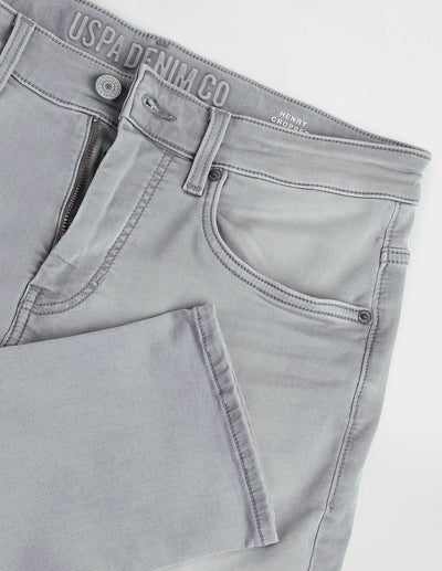 U.S.Polo Mens Jeans Udjen1130 Lt. Grey