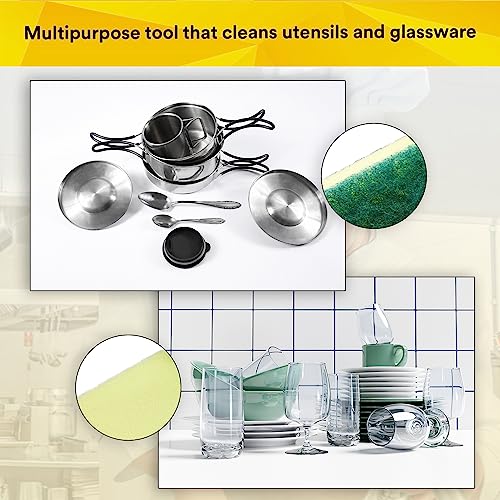 3M Scotch-Brite Professional Medium Duty 2-in-1 Scrub Sponge Pad (7.5x10cm, 2N)