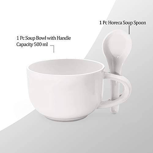 Milton Yummy Melamine Soup Set, White
