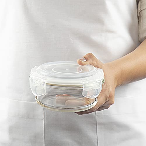 Borosil Household Gift Set Klip & Store Round 3 Pcs Set