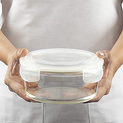 Borosil Household Gift Set Klip & Store Round 3 Pcs Set