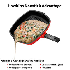 Hawkins 30 cm Grill Pan with Glass Lid, (DCGP30G)