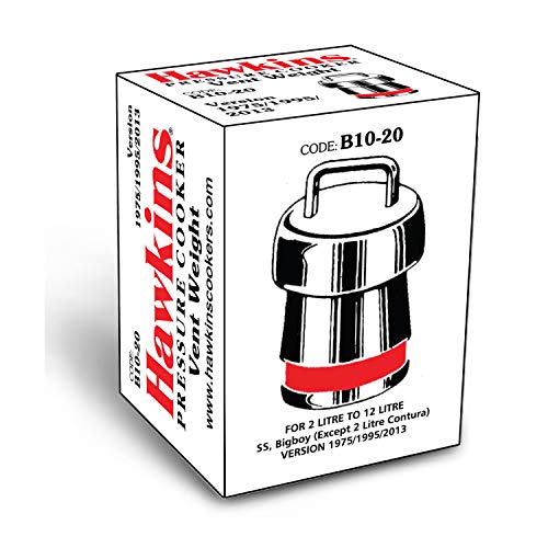 Hawkins Vent Weight Or Whistle for Stainless Steel and Stainless Steel Contura, Bigboy and Miss Mary Pressure Cooker, 1.5 Liter