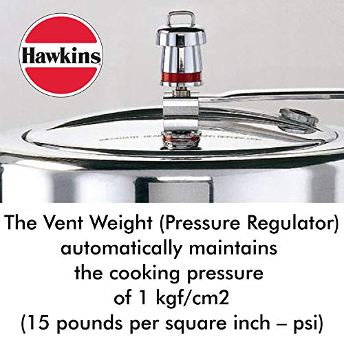 Hawkins Vent Weight Or Whistle for Stainless Steel and Stainless Steel Contura, Bigboy and Miss Mary Pressure Cooker, 1.5 Liter