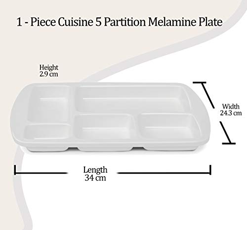 Milton Household Melamine Plate Cuisine Partition