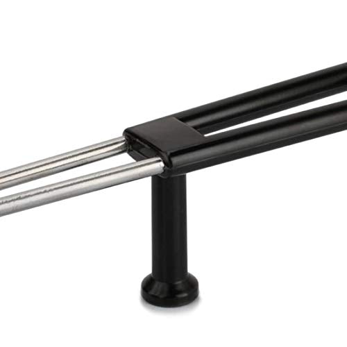 Prestige Hard Anodised Cookware Tadka Pan | Black | 13cm | | Perma Cool Bakelite Handle | in-Built Stand | Metal Spoon Friendly