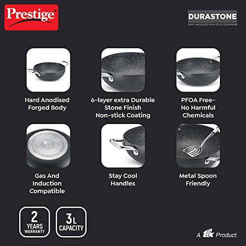 Prestige Household Kadai Nonstick Durastone