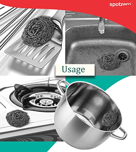 Spotzero By Milton Stainless Steel Untensil Scrubber