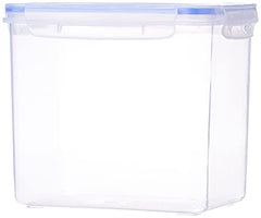 Aristo Lock & Fresh 213 Plastic Storage Container For Storing grains, pulses, rice, wheat etc- 2400 ML, Transparent Clear, large (LOCK&FRESH213) (19 x 13 x 16.5cm)