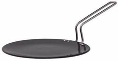 Hawkins Futura Hard Anodised Roti Tava 26cm, 4.88mm Thick Induction Compatible (Black)