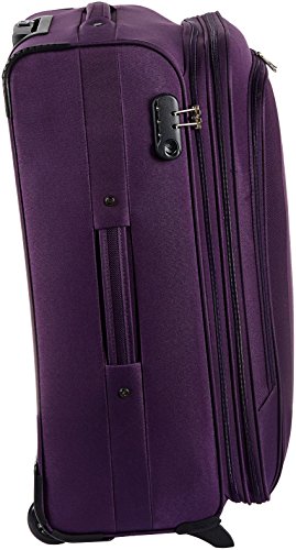 Safari Season Collection Polyester 65  Purple Suitcase