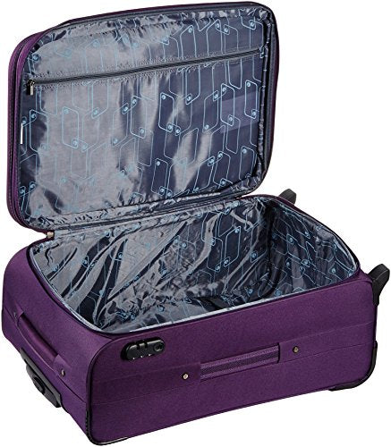 Safari Season Collection Polyester 65  Purple Suitcase