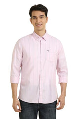 Allen Solly Men's Regular Fit Shirt (ALSFACUFC72290_Pink