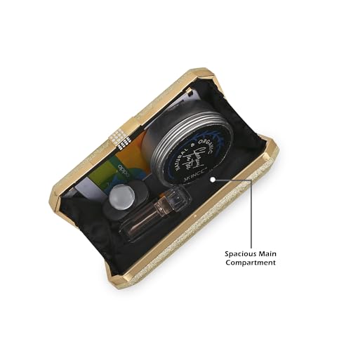 Lavie Luxe Purses Clutch Gold