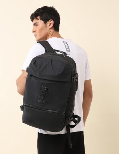 U.S.Polo Association Men's Solid Nylon Backpack