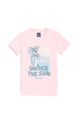 Allen Solly Boy's Regular Fit T-Shirt (ABKCCRGFO60545_Pink