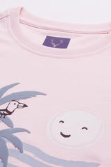 Allen Solly Boy's Regular Fit T-Shirt (ABKCCRGFO60545_Pink