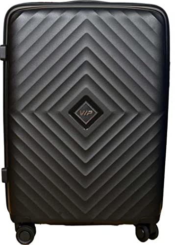 VIP Polycarbonate 54 Black Hard-Sided Check-in Luggage