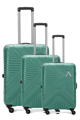 Aristocrat Praxis Hardside Spinner Luggage Set with Anti-Theft Zipper, 4 Wheels, Polypropylene Shell