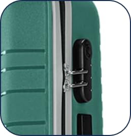 Aristocrat Praxis Hardside Spinner Luggage Set with Anti-Theft Zipper, 4 Wheels, Polypropylene Shell