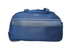 VIP Aristocrat Polyester Wheels Push Botton Duffle Trolley Bag 52