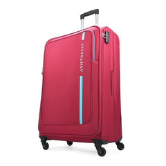 VIP Aristocrat Speedwheel Cabin Trolley, Softsided 4 Spinner Wheels-RED