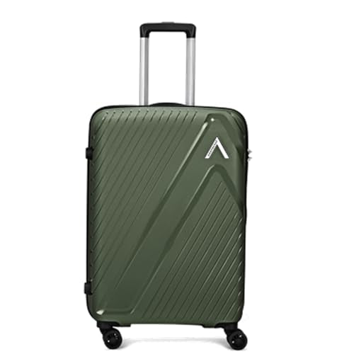 Aristocrat Vector Plus Polypropylene Hard-Sided Large Trolley Bag with Wheels, Anti-Theft Zipper & TSA Lock